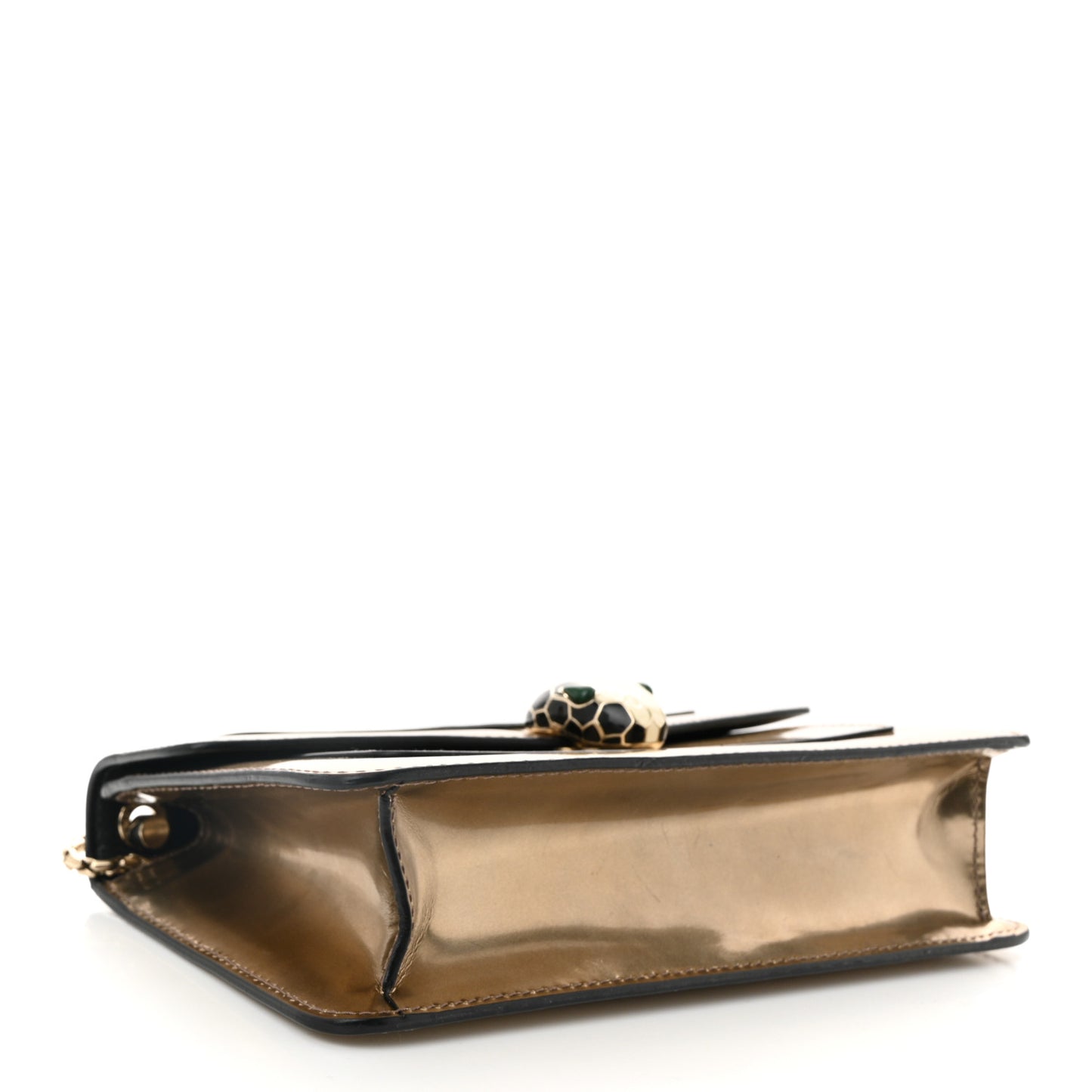 Metallic Serpenti Forever Small Shoulder Bag Bronze