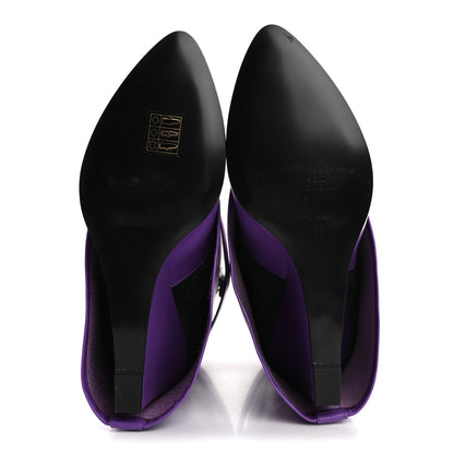 Givenchy Calfskin Shark Lock Ankle Boots 39 Ultraviolet 5 of 10