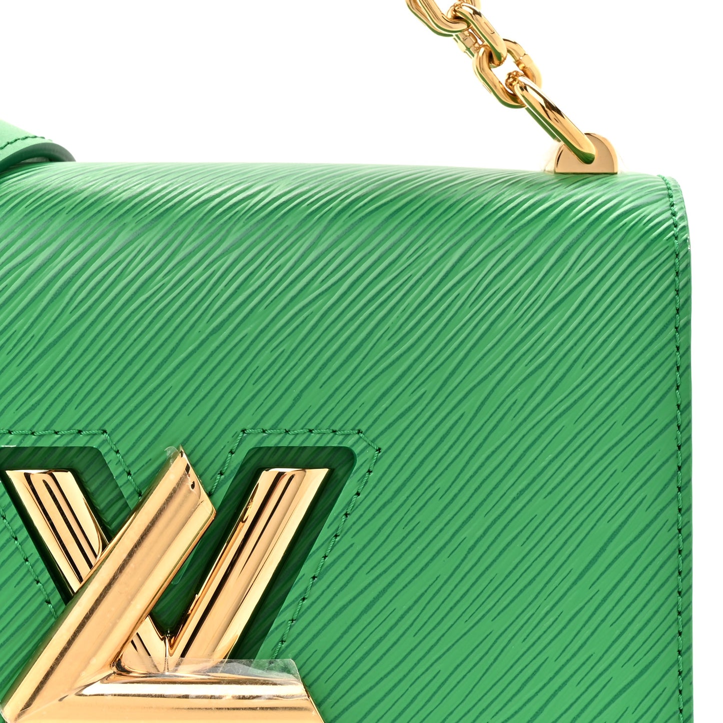 Epi Twist Shoulder Bag PM Serpentine Green