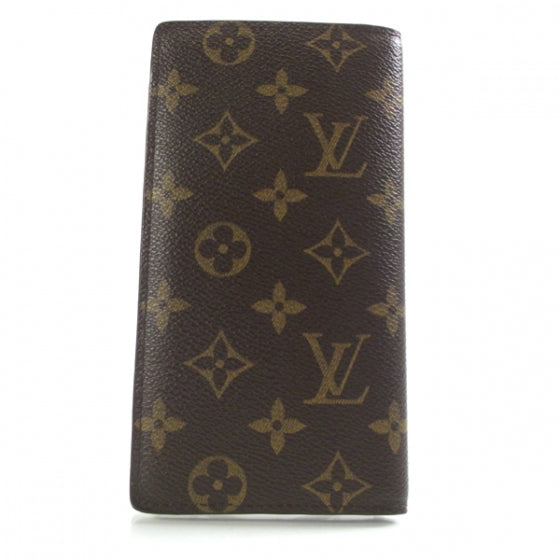 Louis Vuitton Monogram Porte Valeurs Checkbook Wallet 2 of 7