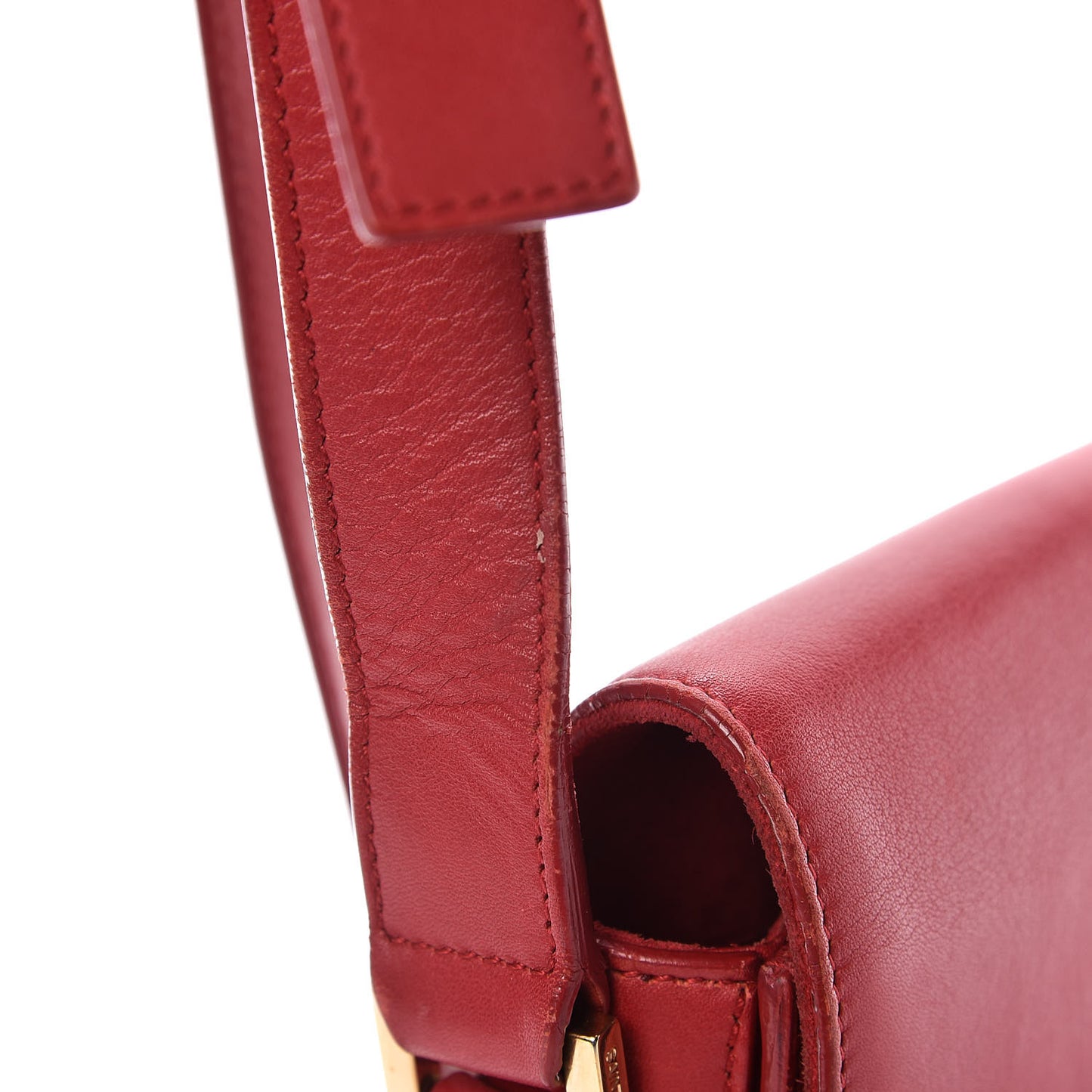 Calfskin Classic Y Satchel Red