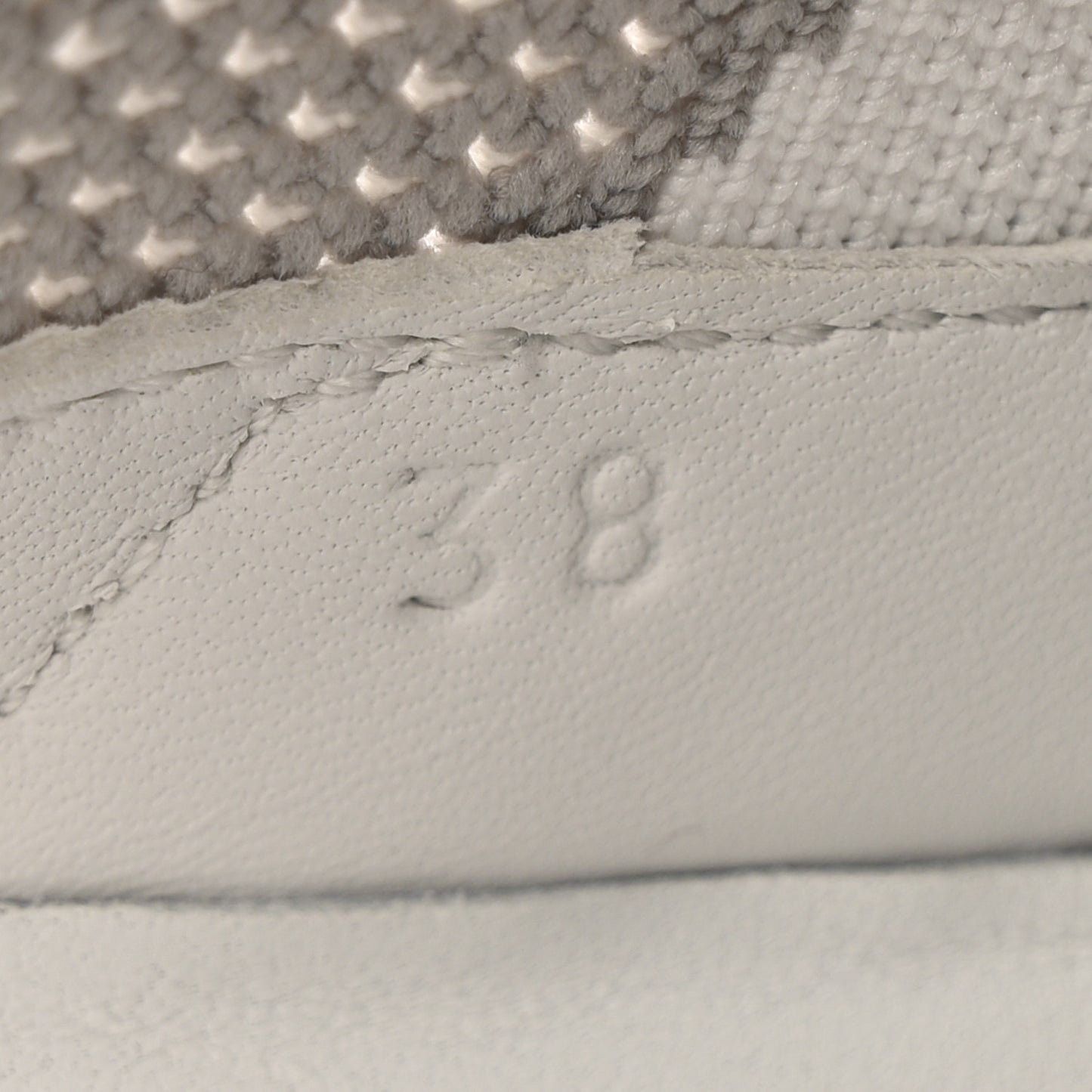 Calfskin Deep Sneakers 38 White Multicolor