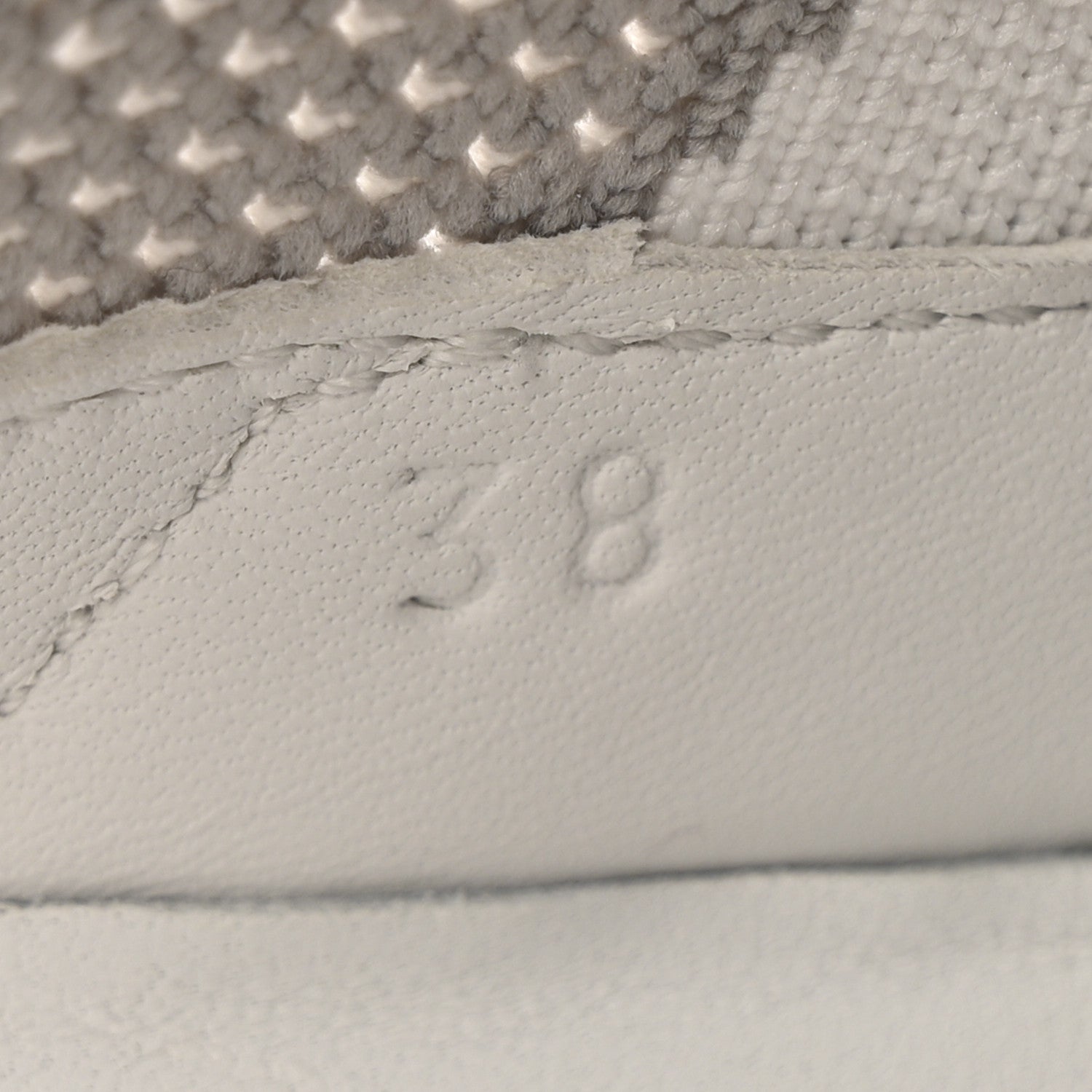 Hermes Calfskin Deep Sneakers 38 White Multicolor 10 of 11