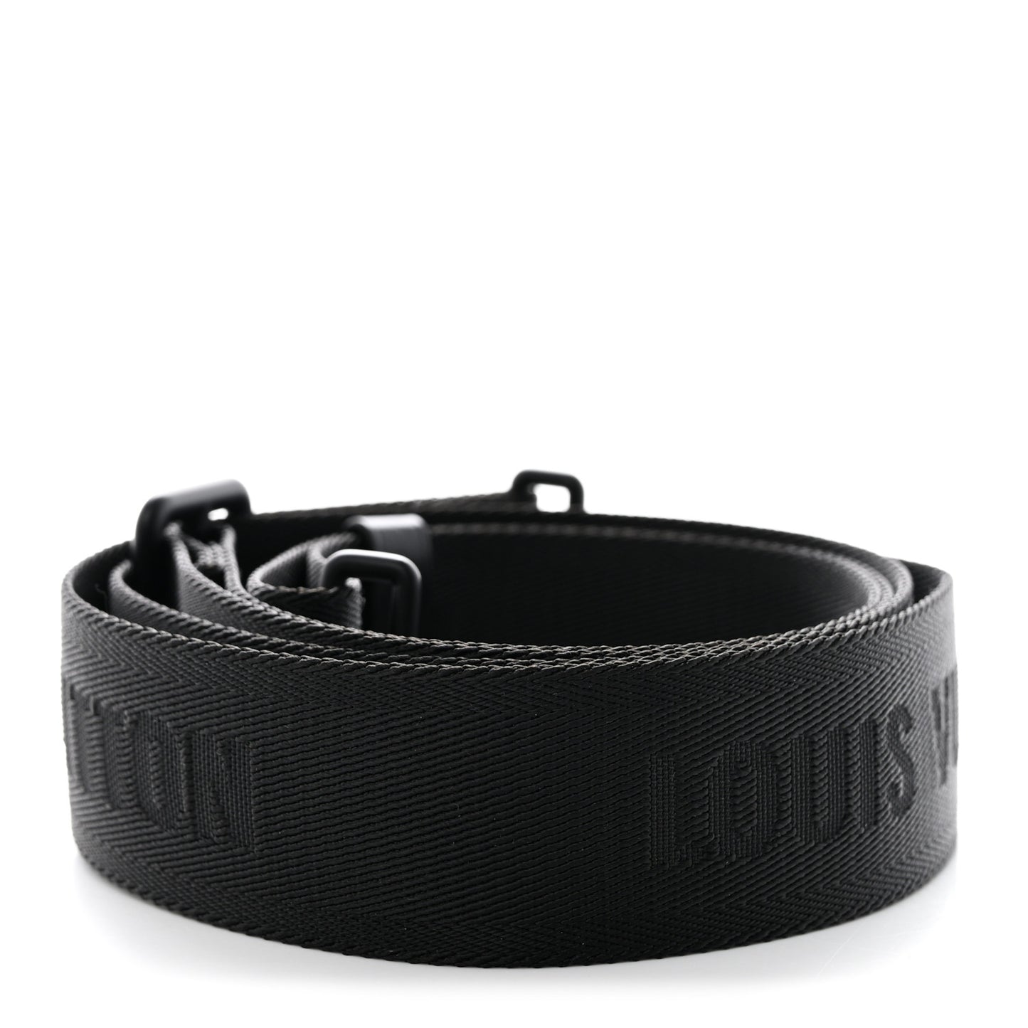 Nylon Weekend Tote Adjustable Shoulder Strap Black