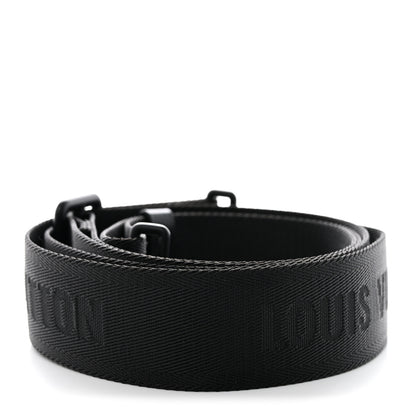 Louis Vuitton Nylon Weekend Tote Adjustable Shoulder Strap Black 2 of 3