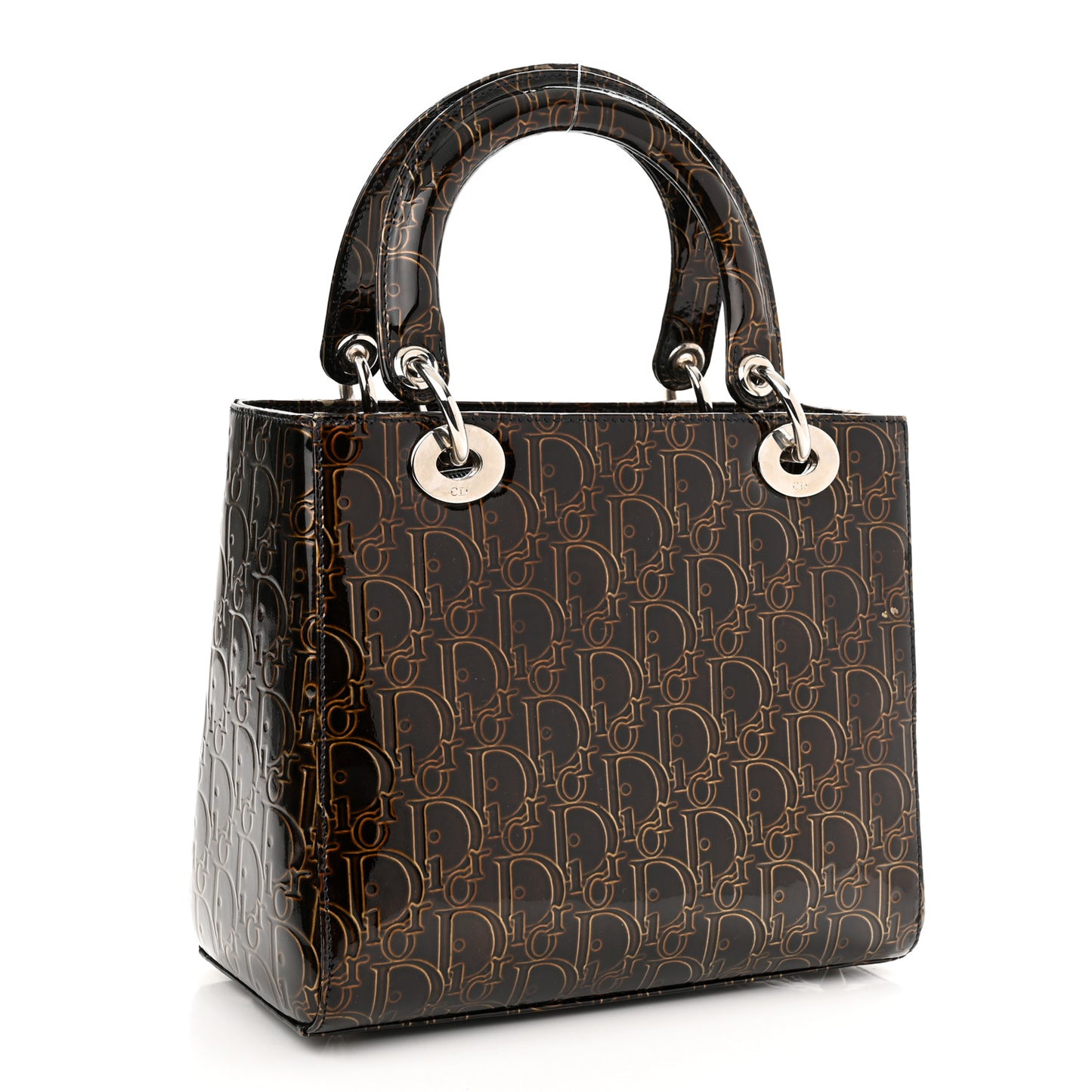 Patent Ultimate Medium Lady Dior Brown