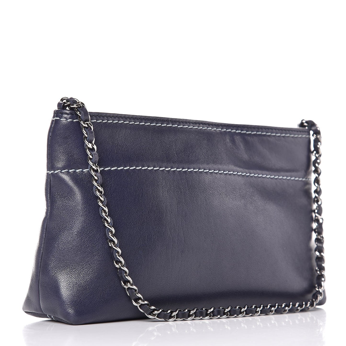 Lambskin Lax Pochette Navy