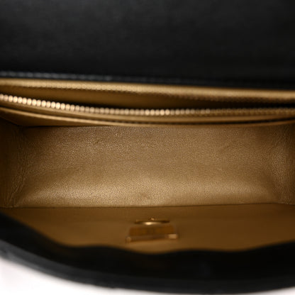 Chanel Lambskin Quilted Mini Rectangular Pearl Crush Flap Black 5 of 11