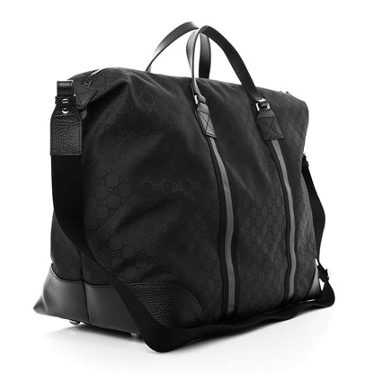 Gucci Nylon Monogram XL Duffle Bag Black 3 of 12