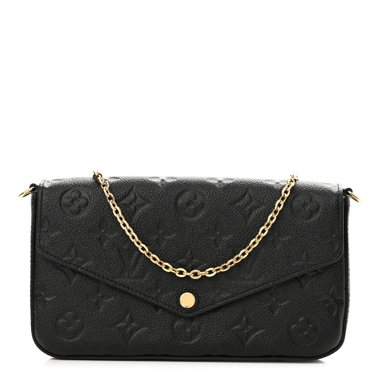 Empreinte Pochette Felicie Chain Wallet Black