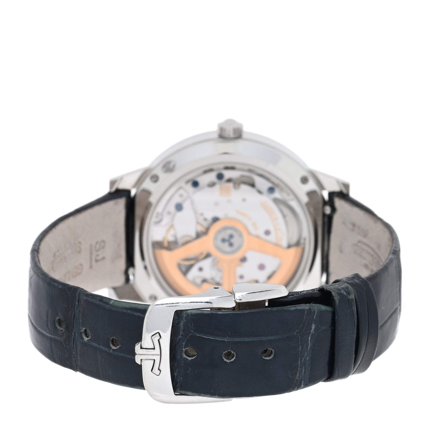 Jaeger-LeCoultre Stainless Steel Alligator Diamond Bezel 34mm Rendez-Vous Classic Day & Night Automatic Watch 344.8.37.S 3 of 5