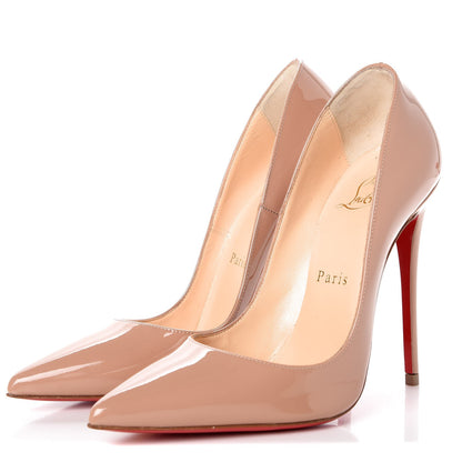 Christian Louboutin Patent So Kate 120 Pumps 36.5 Nude 3 of 8
