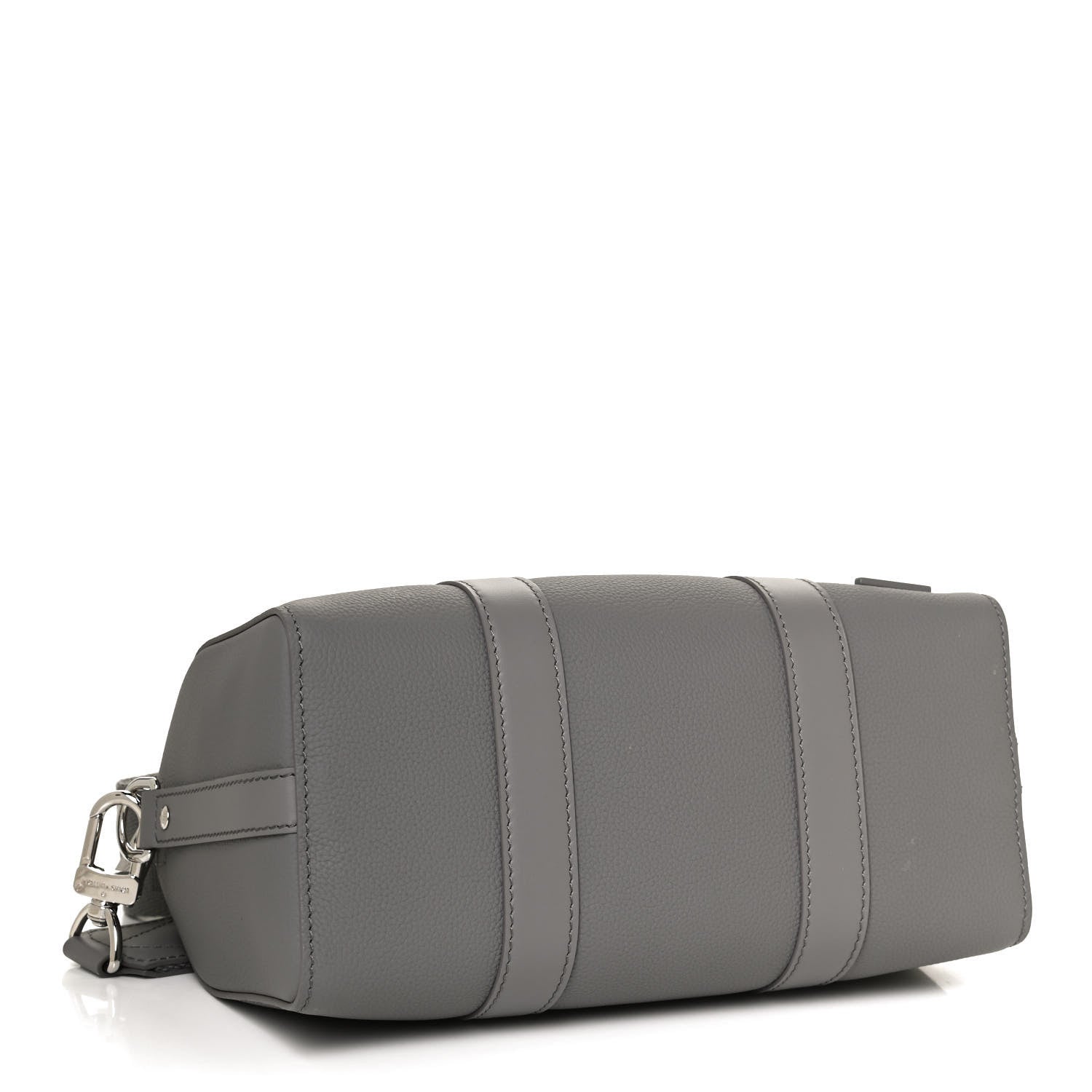 Louis Vuitton Grained Calfskin Aerogram City Keepall Gris 4 of 13