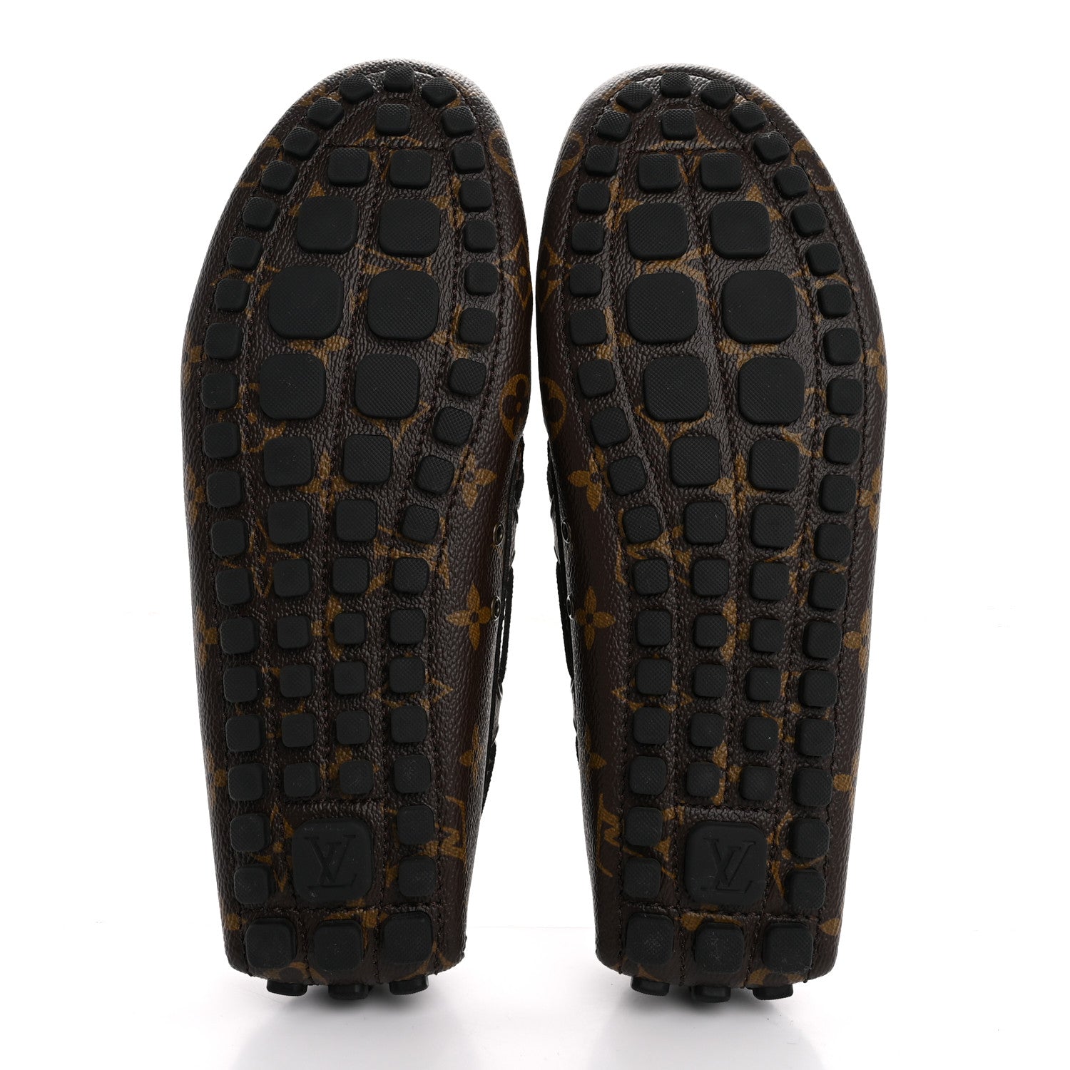 Louis Vuitton Monogram Mens Arizona Car Shoe Moccasin Loafers 8 6 of 12