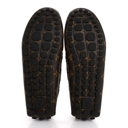 Louis Vuitton Monogram Mens Arizona Car Shoe Moccasin Loafers 8 6 of 12
