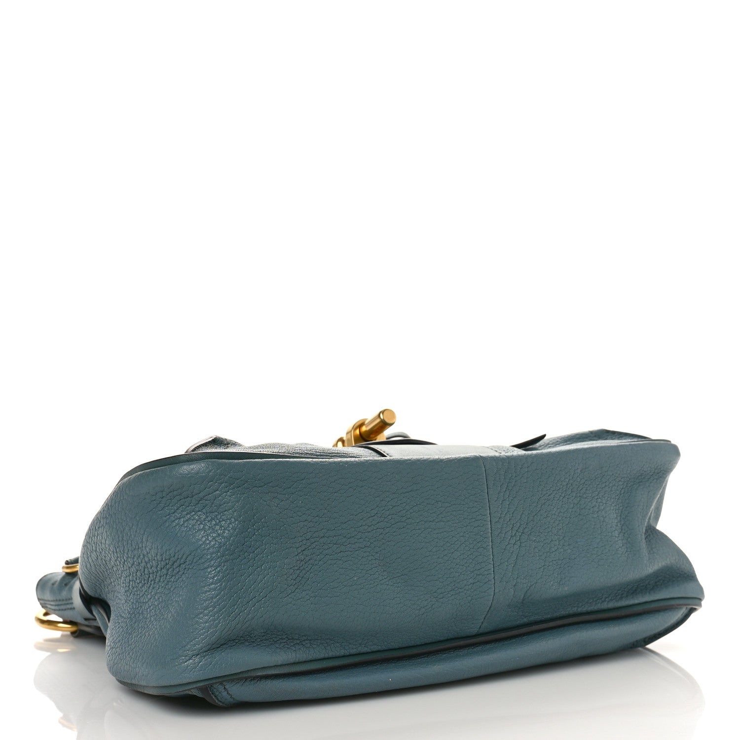 Chloe Grained Lambskin Calfskin Small Lexa Shoulder Bag Cloudy Blue 4 of 8