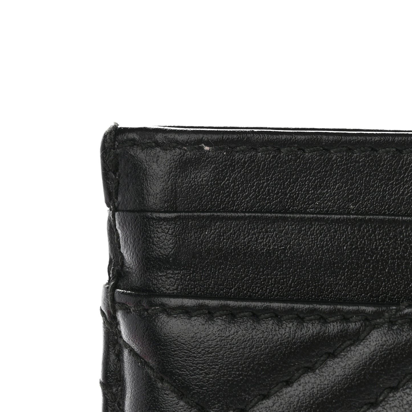 Calfskin Matelasse GG Marmont Card Holder Black