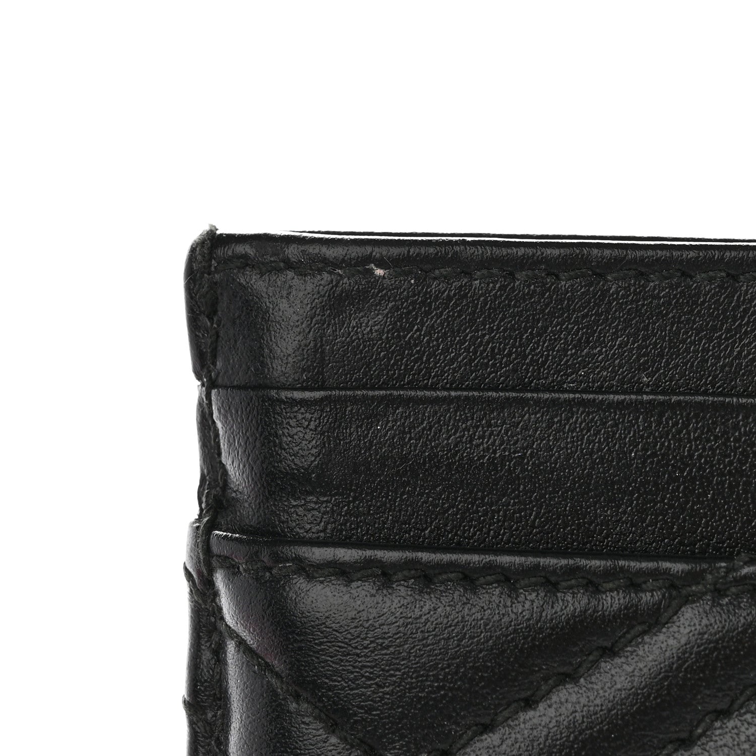 Gucci Calfskin Matelasse GG Marmont Card Holder Black 9 of 10