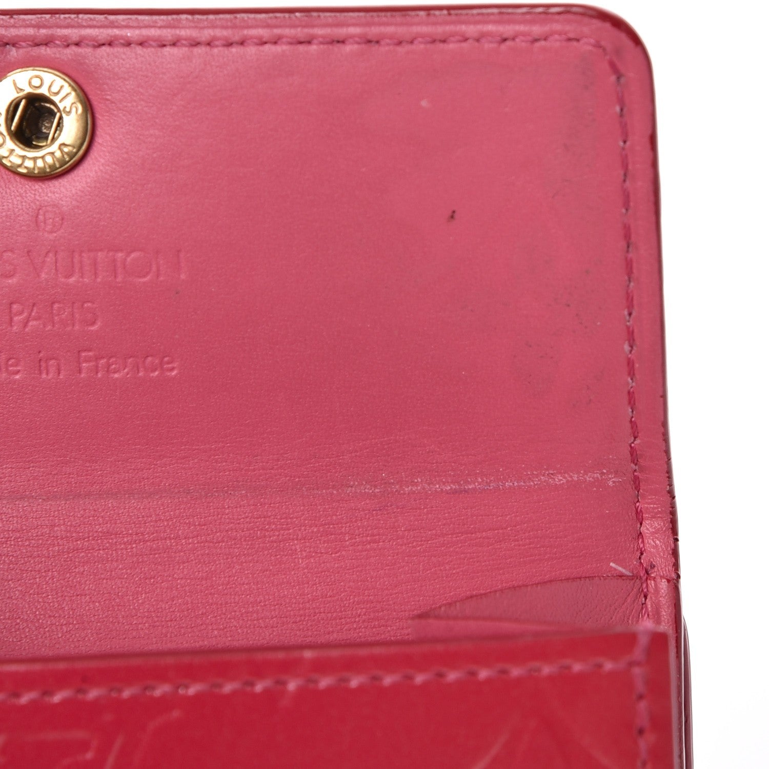 Louis Vuitton Vernis Ludlow Wallet Framboise 13 of 15