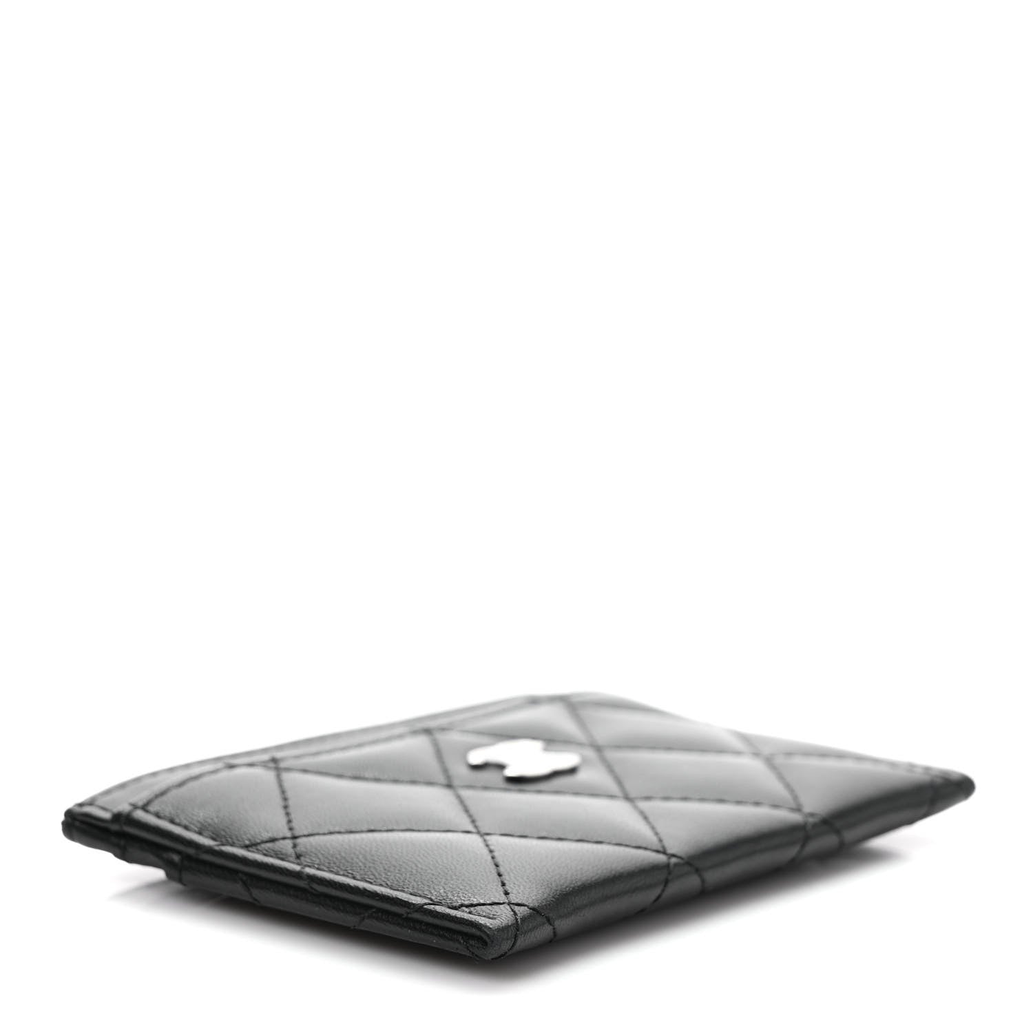 Chanel Lambskin Quilted Card Holder Black 4 of 8