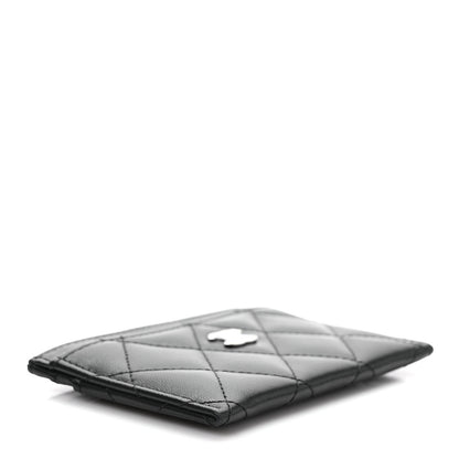 Chanel Lambskin Quilted Card Holder Black 4 of 8