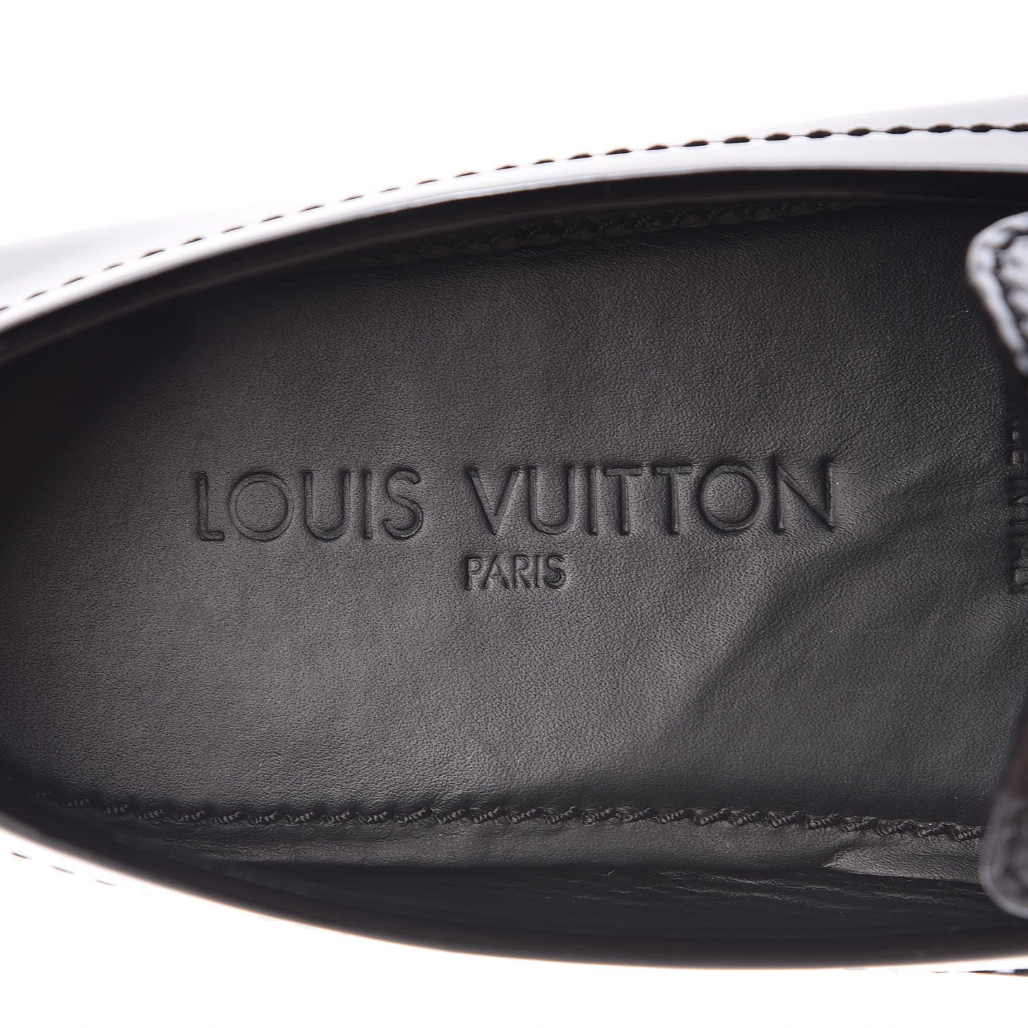 Louis Vuitton Patent Monte Carlo Loafers 7 Black 7 of 9