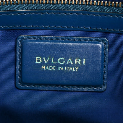 Bulgari Calfskin Serpenti Forever Shoulder Bag Navy 7 of 13