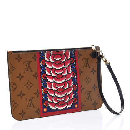 Louis Vuitton Reverse Monogram Kabuki MM GM Pochette 3 of 8