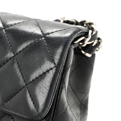 Chanel Lambskin Quilted Mini Rectangular Flap Black 14 of 15