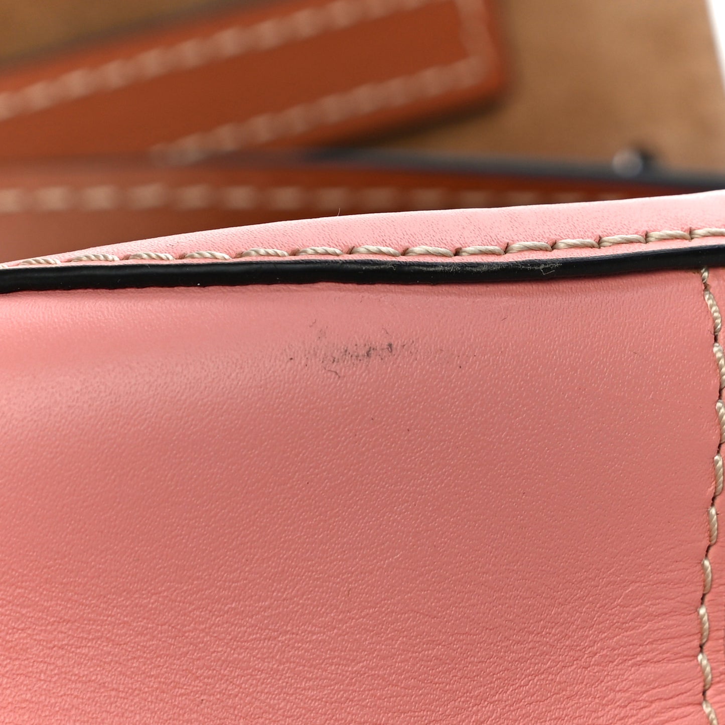 Calfskin Small Gate Crossbody Bag Orange Blossom