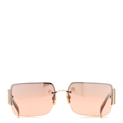 Chanel Tortoise Crystal CC Logo Sunglasses 4095-B 2 of 8