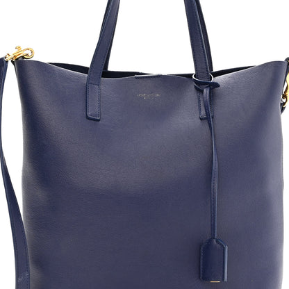 Saint Laurent Calfskin Toy Shopping Tote Denim 8 of 14