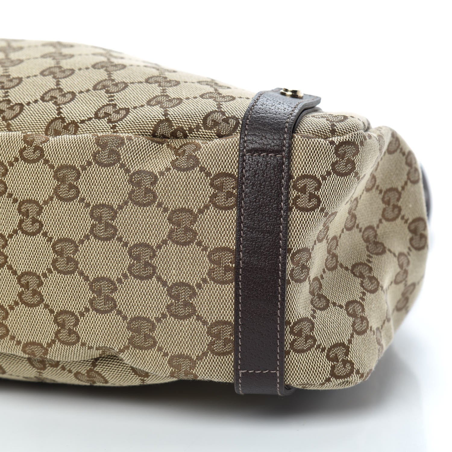 Gucci Monogram Medium Abbey Shoulder Bag Dark Brown 9 of 9