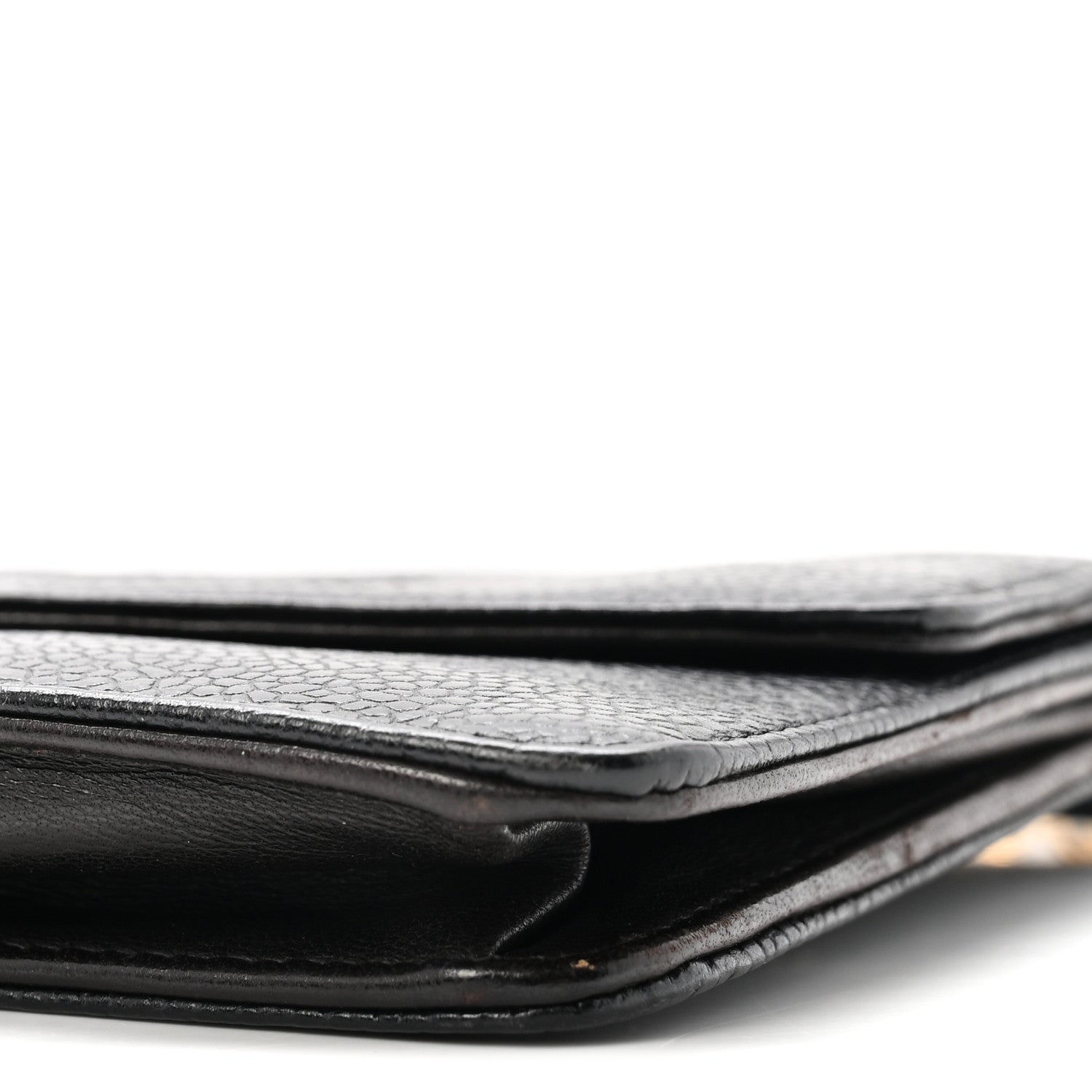 Chanel Caviar Timeless CC Wallet On Chain WOC Black 11 of 11