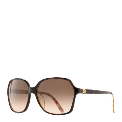 Gucci Round Floral Print Sunglasses /N/F/S Brown 1 of 8