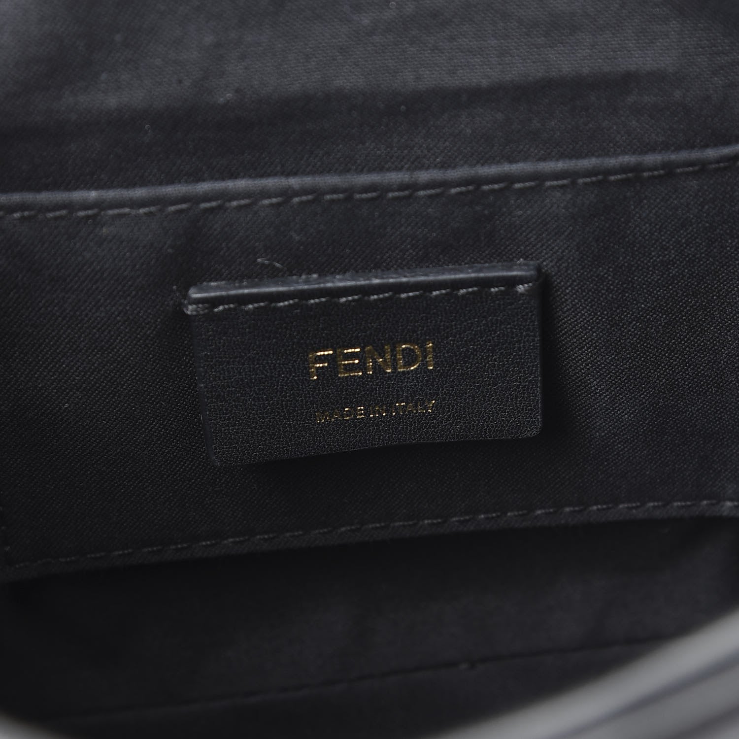 Fendi Vitello Century F is Fendi Bi-Color FF 1974 Embossed Camera Case Maya Black 7 of 9