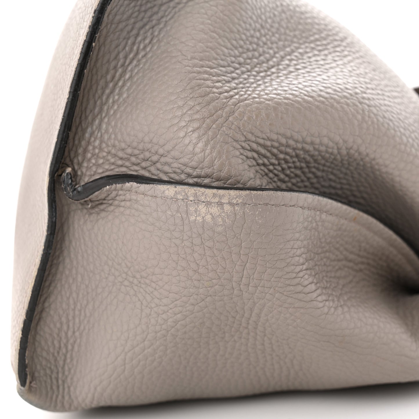 Cellarius Calfskin Large Bamboo Daily Top Handle Bag Storm Grey