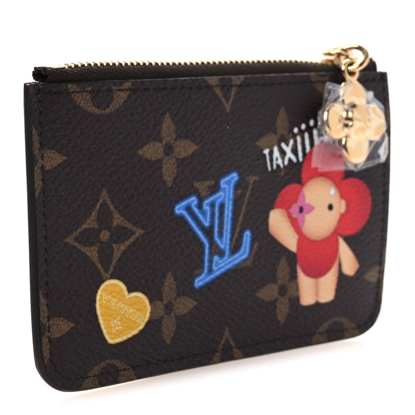 Monogram 57th Street NYC Zipped Romy Card Holder Yellow Cab
