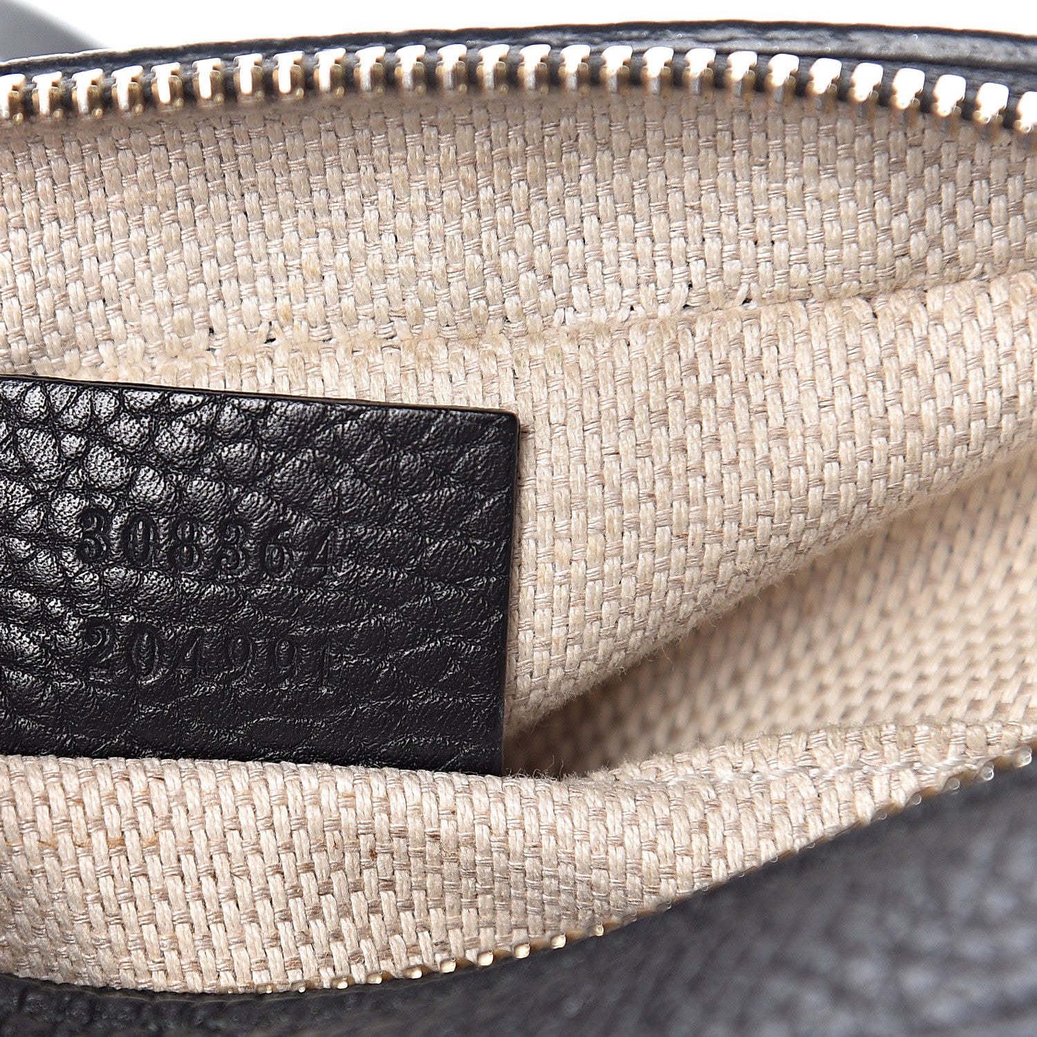Gucci Pebbled Calfskin Small Soho Disco Bag Black 7 of 13