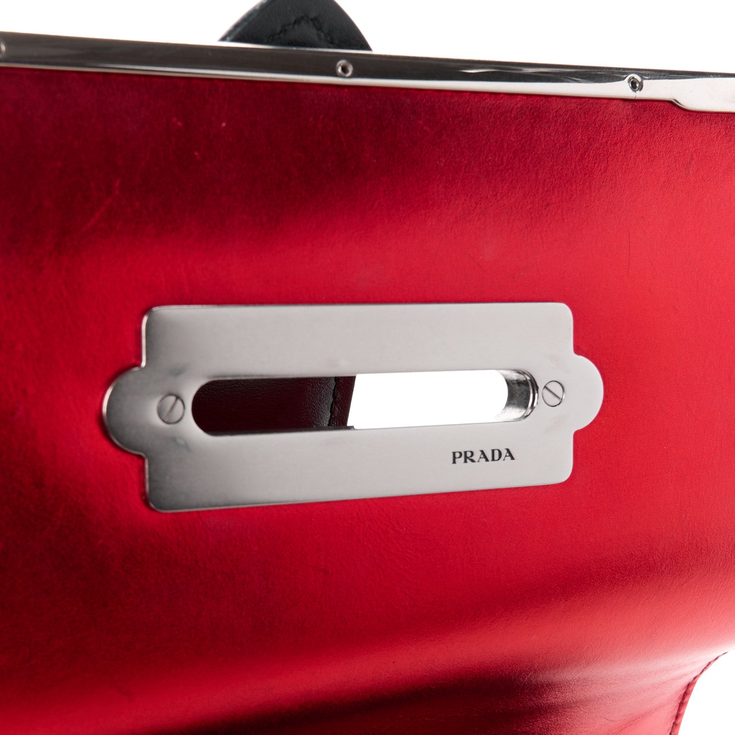 Prada City Calf Saffiano Cahier Bag Rosso Mordore Black 7 of 11