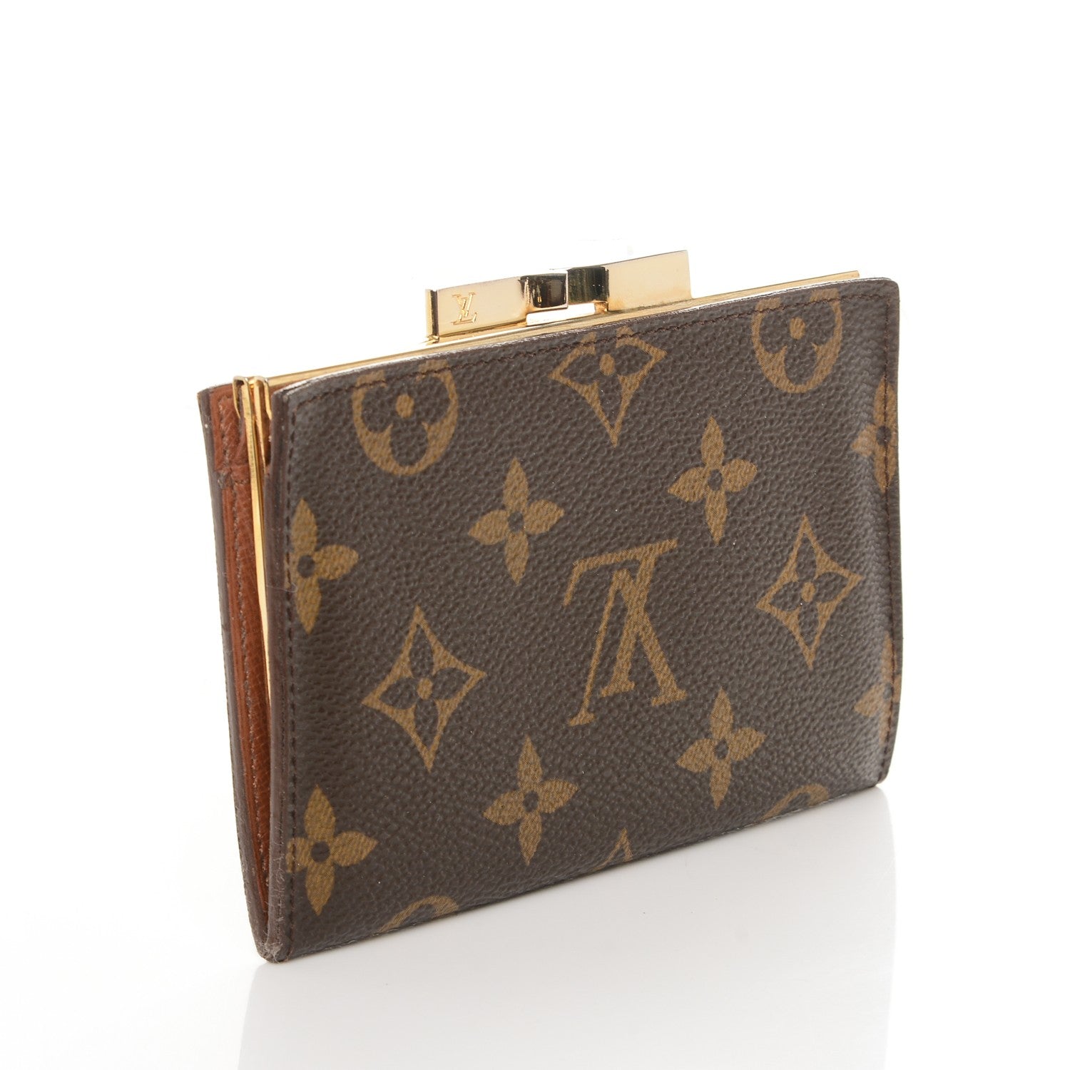 Louis Vuitton Monogram French Kiss Lock Coin Purse 3 of 6