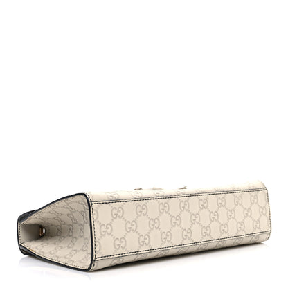 Gucci Guccissima Signature Medium Emily Chain Shoulder Bag Mystic White 4 of 10
