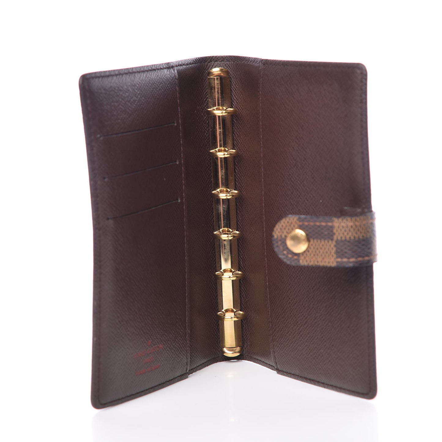 Damier Ebene Small Ring Agenda Cover