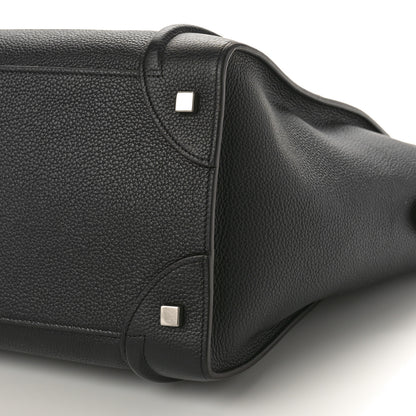 Celine Drummed Calfskin Mini Luggage Black 8 of 12