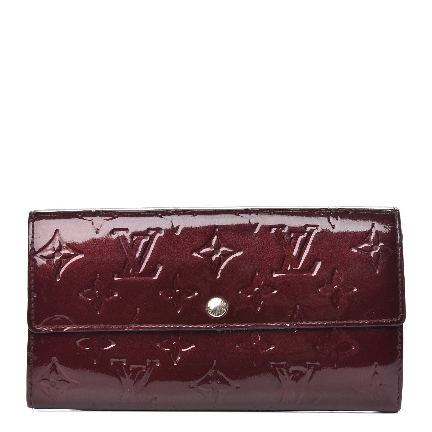 Louis Vuitton Vernis Sarah Wallet Rouge Fauviste 1 of 7