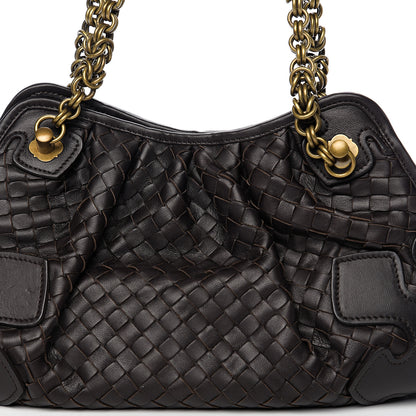 Bottega Veneta Nappa Intrecciato Small Chain Shoulder Bag Moro 6 of 8
