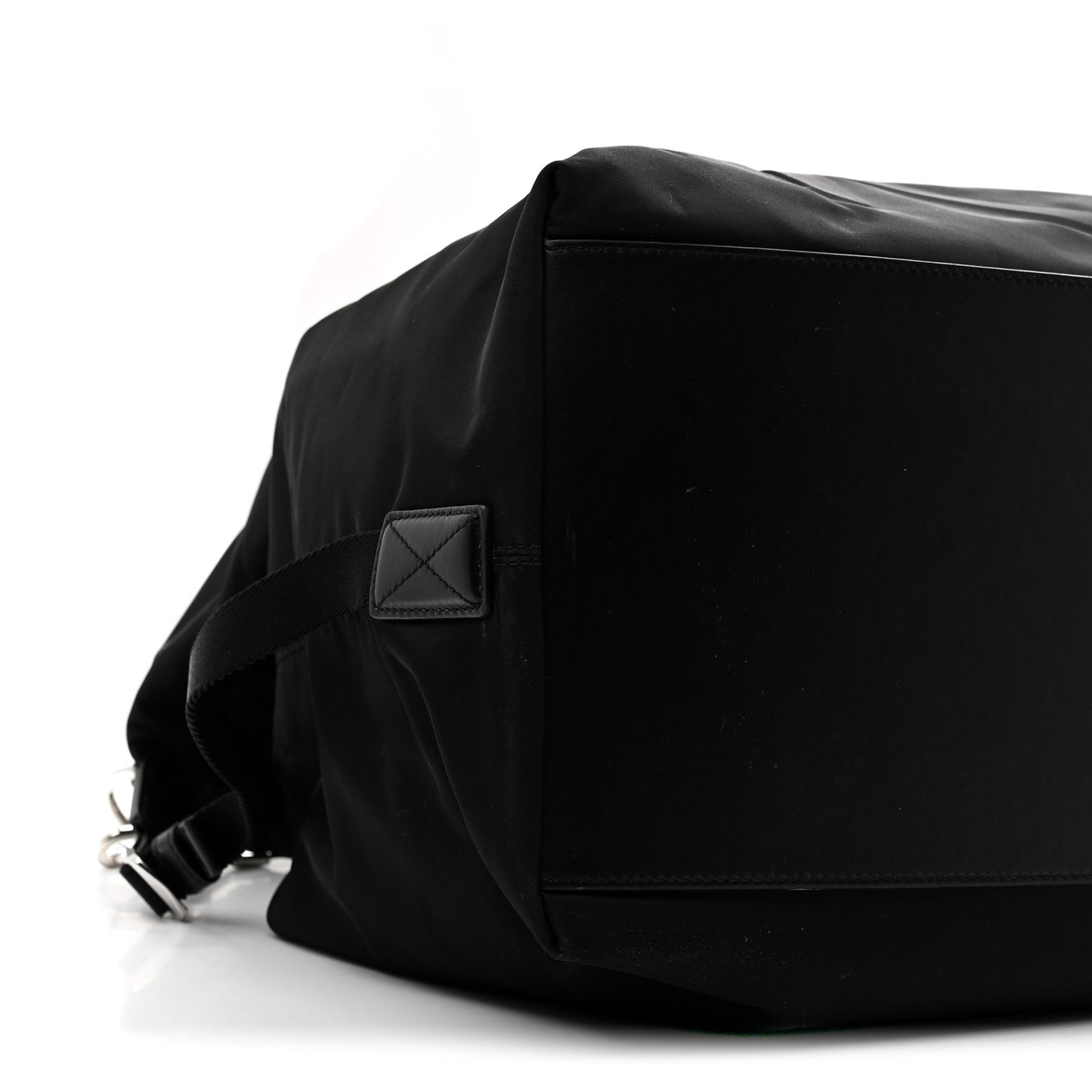 Nylon Signature Duffle  Black