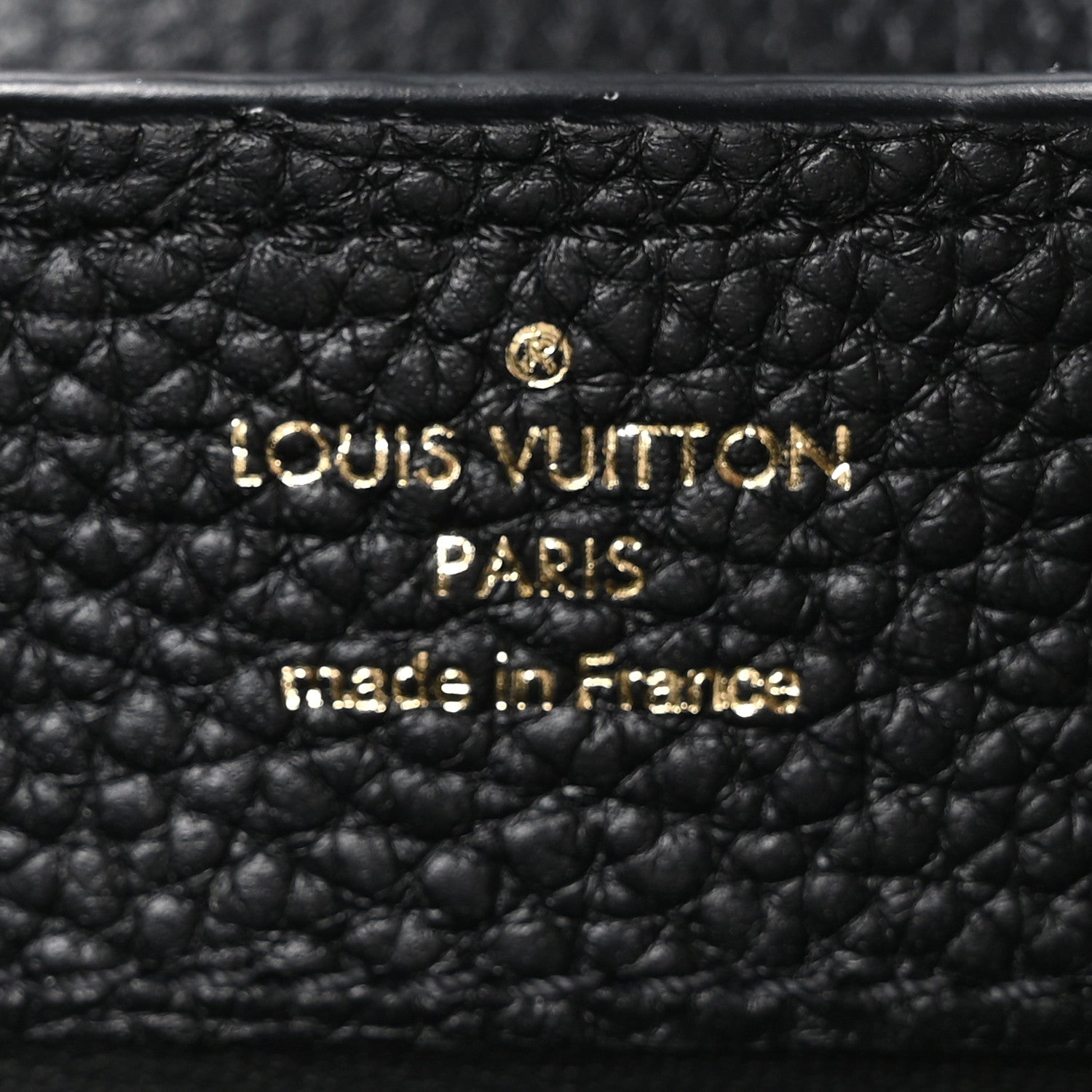 Louis Vuitton Taurillon Mini Capucines Black 6 of 10