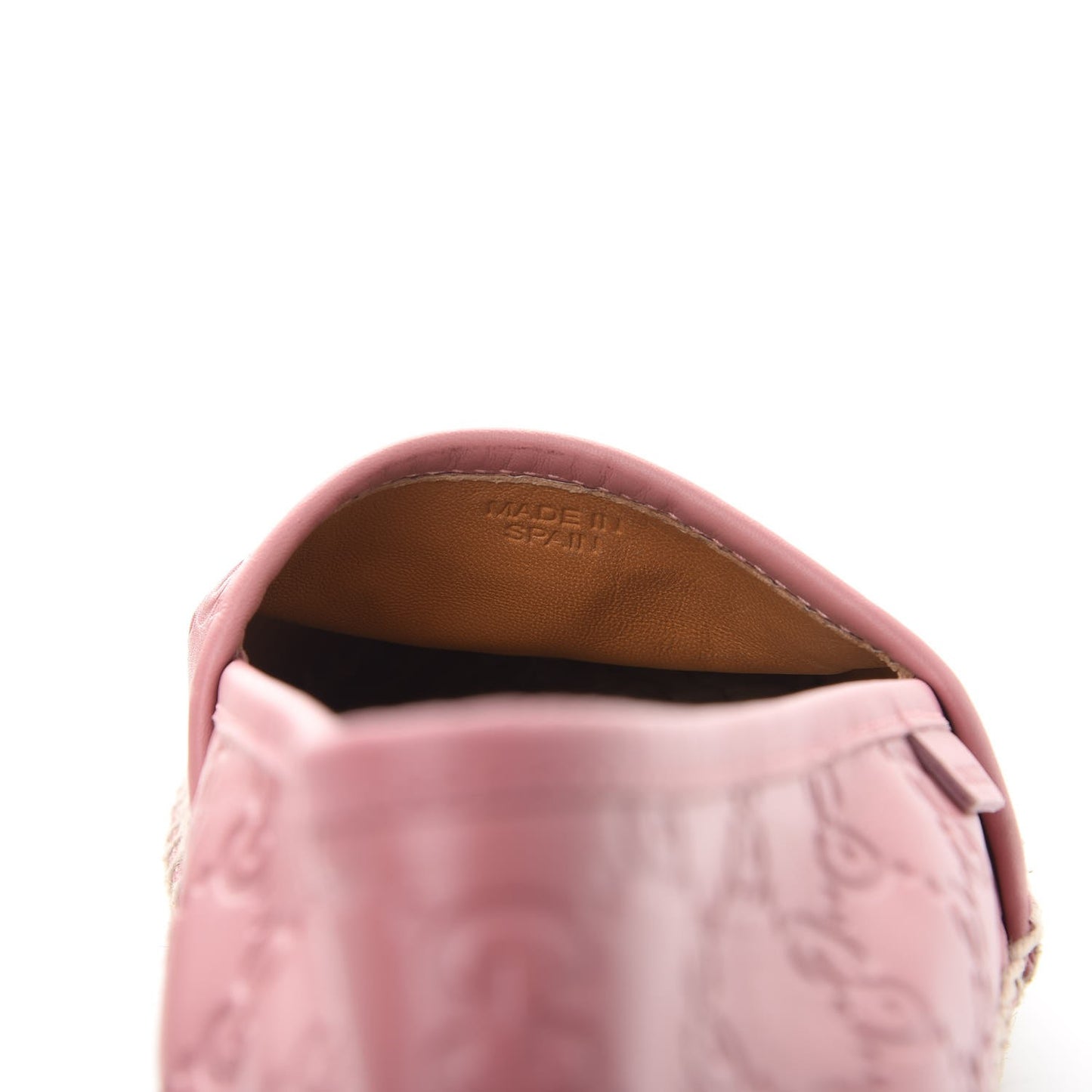 Guccissima Signature Espadrilles 41 Rose Baby Candy