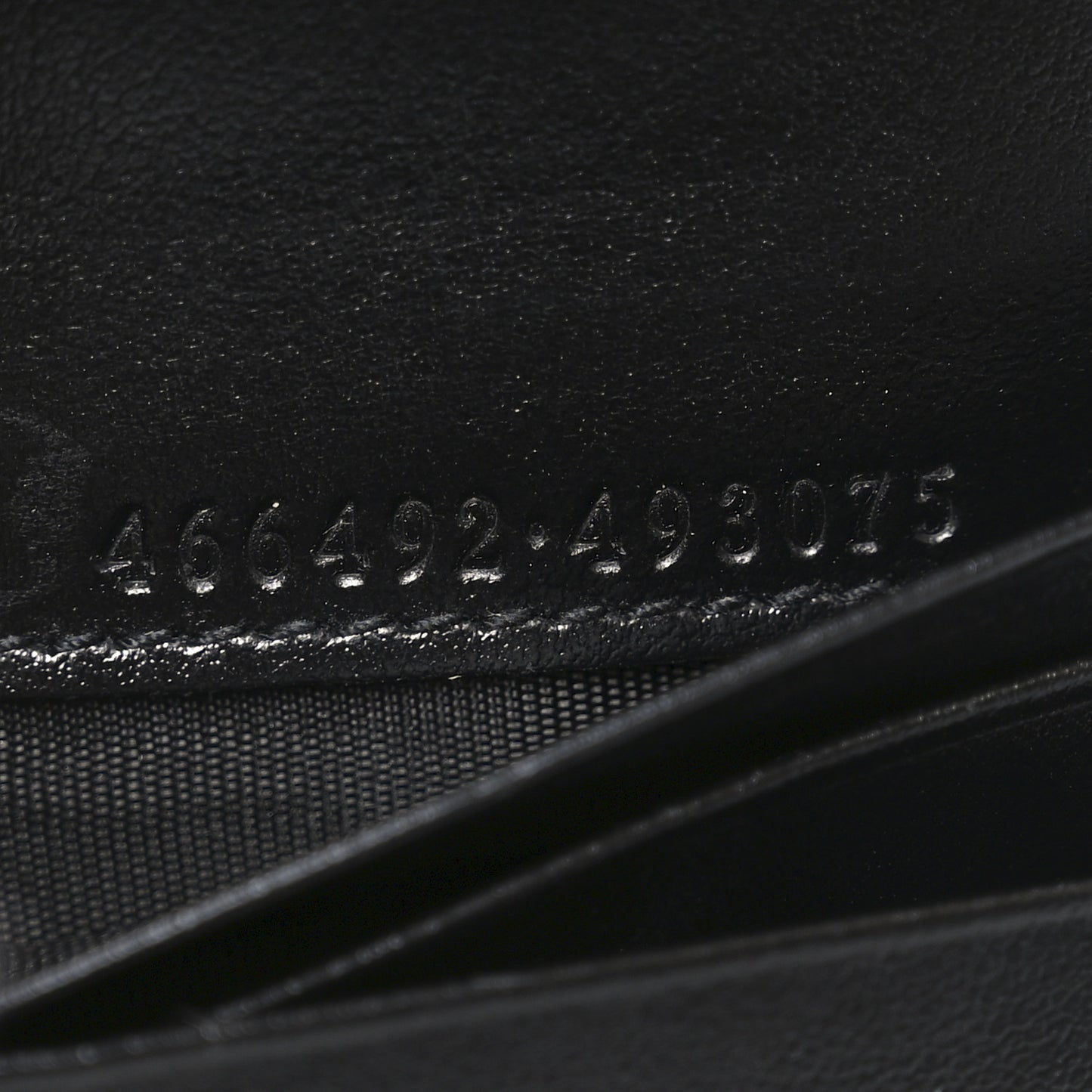 Calfskin Matelasse GG Marmont Card Case Wallet Black